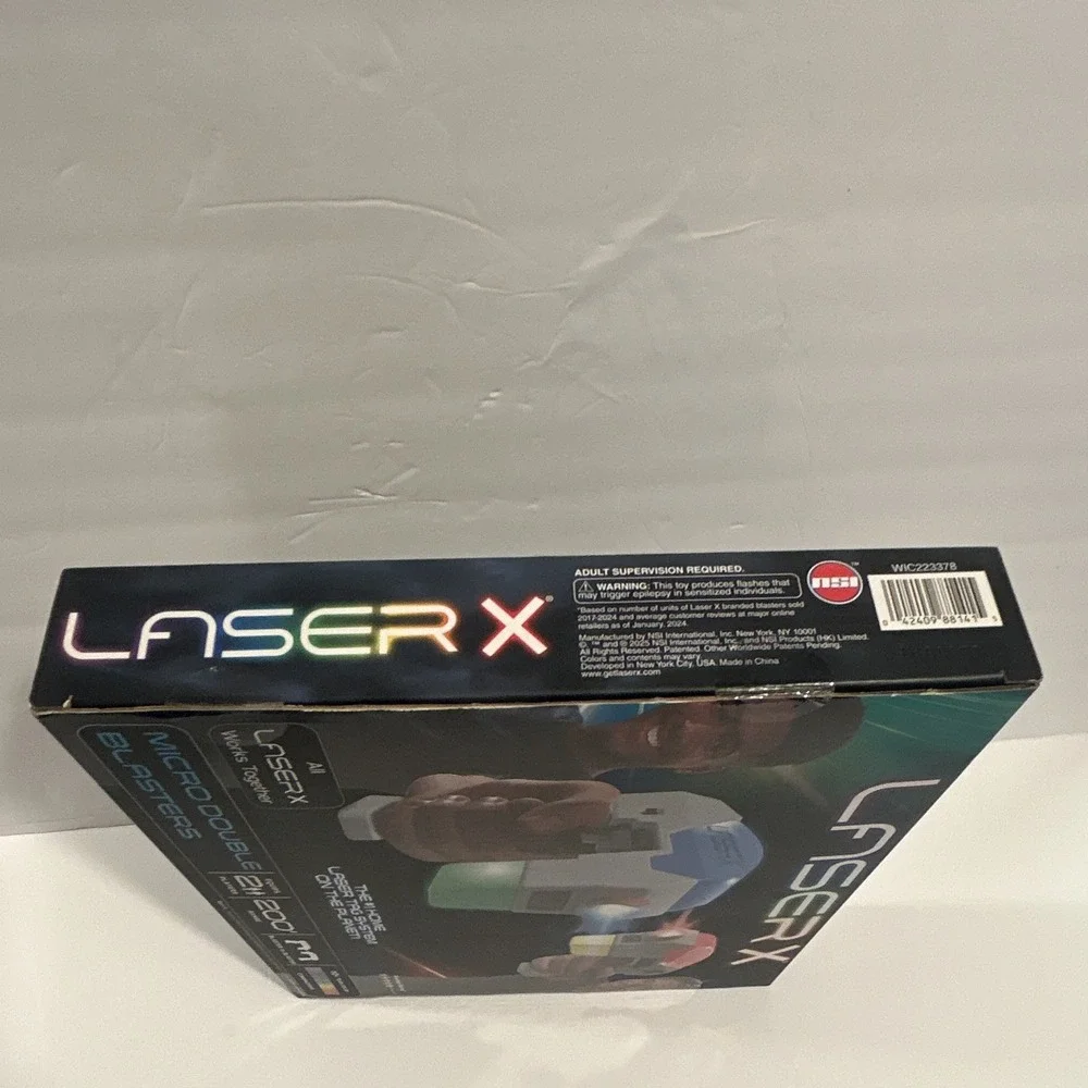 Laser X Micro Double Blasters 2-Player Laser Tag Set (2 Blasters)